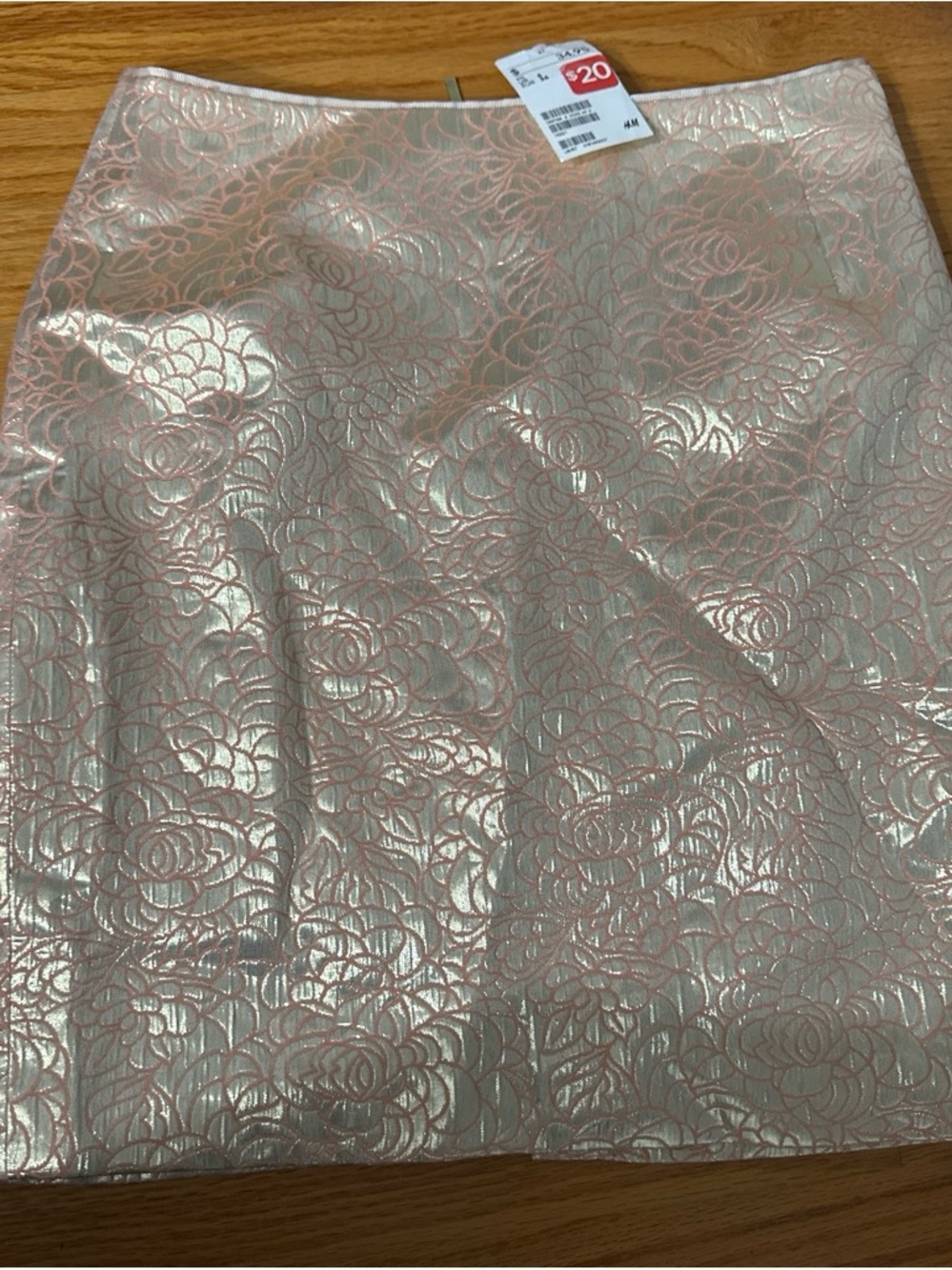 H&M Blush Pink Satin Dress or Skirt